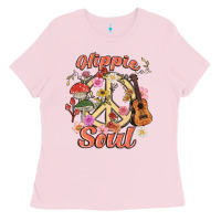 Bubblegum Pink hippie soul Ladies Tee - MaliasSmallBusiness