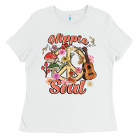 White hippie soul Ladies Tee - MaliasSmallBusiness