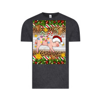 Vintage Black christmas pig Vintage Tee - Artiststas
