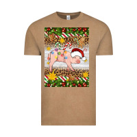 Vintage Coffee christmas pig Vintage Tee - Artiststas