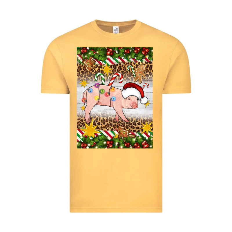 Christmas Pig Vintage Tee by Artiststas | Teevron