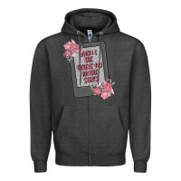 Charcoal Heather when i die delete my kindle history Zipper Hoodie - MaliasSmallBusiness
