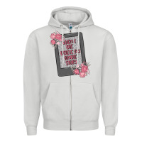 Dove Grey when i die delete my kindle history Zipper Hoodie - MaliasSmallBusiness