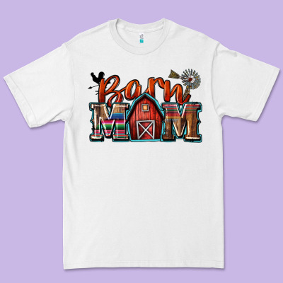Barn Mom Premium Tee Designed By Zillion Design Studio