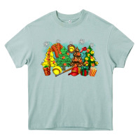 Arona christmas trees with softball Heavy Core Tee - Zillion Design Studio