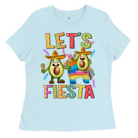 Baby Blue let's fiesta Ladies Tee - JahusDesignShop