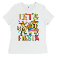 White let's fiesta Ladies Tee - JahusDesignShop