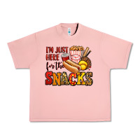 Salmon i'm just here for the snacks softball Urban Heavy Tee - Jasminsmagicworld
