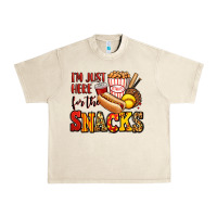 Sandshell i'm just here for the snacks softball Urban Heavy Tee - Jasminsmagicworld