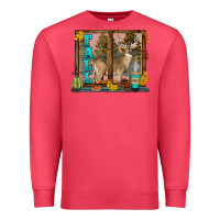 Cardinal White Tailed Buck Fall Premium Sweatshirt - LillyAllenDesigns