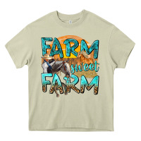 Mossy farm sweet farm with horses Heavy Core Tee - texasbilliewilder