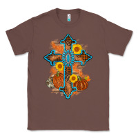 Chestnut thanksgiving cross pumpkin sunflower Classic Tee - AdoDesignShop