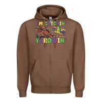 Chestnut i'm catchin' if you're throwin' Zipper Hoodie - MaliasSmallBusiness