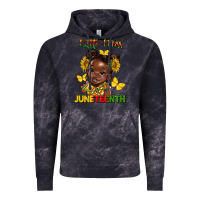 Cloud Black little miss juneteenth Vintage Hoodie - HRA Design Shop