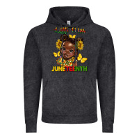 Vintage Black little miss juneteenth Vintage Hoodie - HRA Design Shop