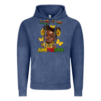 Vintage Denim little miss juneteenth Vintage Hoodie - HRA Design Shop