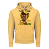 Vintage Mustard little miss juneteenth Vintage Hoodie - HRA Design Shop