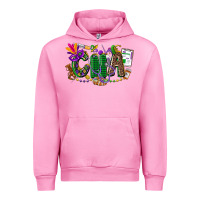 Fuchsia Pink cna mardi gras Urban Hoodie - CowGirlArtShop