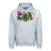 Heather Grey cna mardi gras Urban Hoodie - CowGirlArtShop