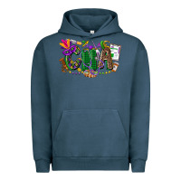 Pigment Midnight Navy cna mardi gras Urban Hoodie - CowGirlArtShop