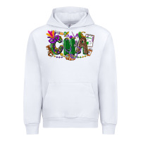 White cna mardi gras Urban Hoodie - CowGirlArtShop