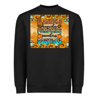 Black Flannes Hayrides Sweaters Bonfires Heavyweight Sweatshirt - Artiststas
