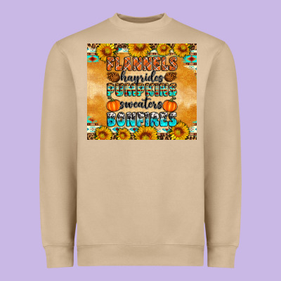 Flannes Hayrides Sweaters Bonfires Heavyweight Sweatshirt Designed By Artiststas