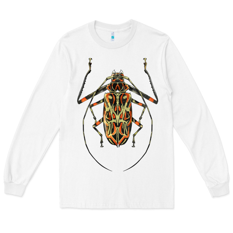 Acrocinus Beetle Illustrations Long Sleeve Tee by LillyAllenDesigns | Teevron