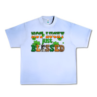 Grape Ice not lucky just blessed Urban Heavy Tee - AdoDesignShop