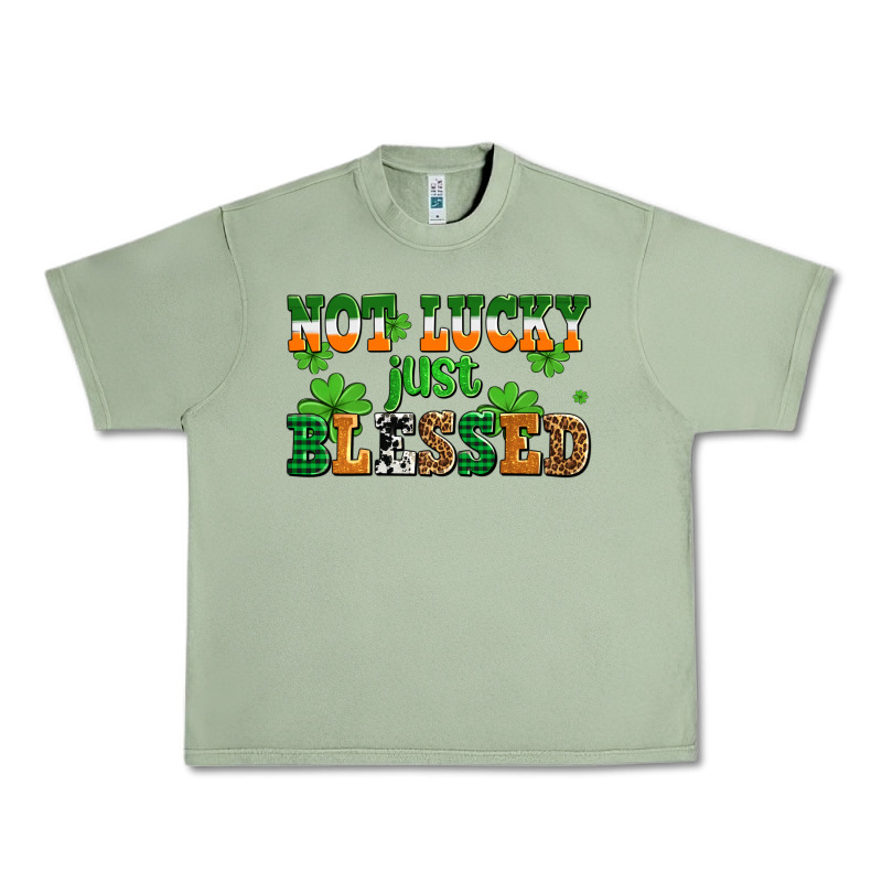 Not Lucky Just Blessed Urban Heavy Tee by AdoDesignShop | Teevron