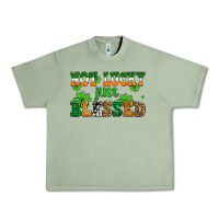 Oil Green not lucky just blessed Urban Heavy Tee - AdoDesignShop