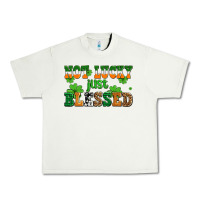 Pistachio not lucky just blessed Urban Heavy Tee - AdoDesignShop