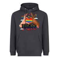 Smoke equality hurts no one lgbtq hands Heavyweight Hoodie - LillyAllenDesigns