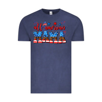 Vintage Denim all american mama Vintage Tee - AdoDesignShop