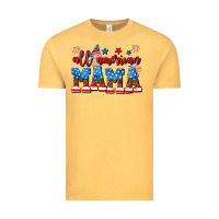 Vintage Mustard all american mama Vintage Tee - AdoDesignShop