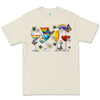 Bone pride lgbtq wine cups and glasses Premium Tee - texasbilliewilder