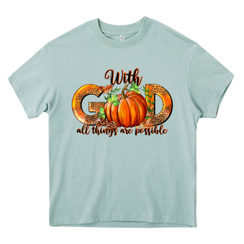 With God All Thing Are Possible Heavy Core Tee by RanaPortraitStore | Teevron