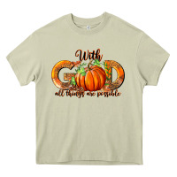 Mossy With God All Thing Are Possible Heavy Core Tee - RanaPortraitStore