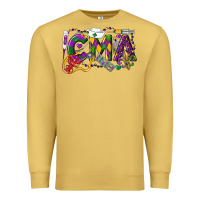 Antique Gold CMA Certified Medical Assistant Mardi Gras Premium Sweatshirt - LillyAllenDesigns