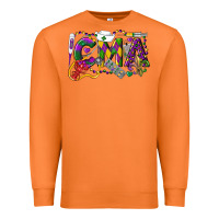Carrot CMA Certified Medical Assistant Mardi Gras Premium Sweatshirt - LillyAllenDesigns