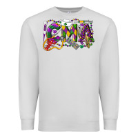 Dove Grey CMA Certified Medical Assistant Mardi Gras Premium Sweatshirt - LillyAllenDesigns