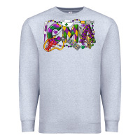 Heather Grey CMA Certified Medical Assistant Mardi Gras Premium Sweatshirt - LillyAllenDesigns