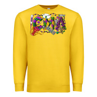 Lemon CMA Certified Medical Assistant Mardi Gras Premium Sweatshirt - LillyAllenDesigns