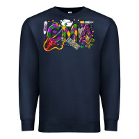 Navy CMA Certified Medical Assistant Mardi Gras Premium Sweatshirt - LillyAllenDesigns