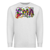 Oatmeal Heather CMA Certified Medical Assistant Mardi Gras Premium Sweatshirt - LillyAllenDesigns