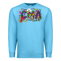 Ocean Blue CMA Certified Medical Assistant Mardi Gras Premium Sweatshirt - LillyAllenDesigns