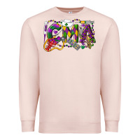 Pale Pink CMA Certified Medical Assistant Mardi Gras Premium Sweatshirt - LillyAllenDesigns