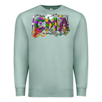 Seafoam CMA Certified Medical Assistant Mardi Gras Premium Sweatshirt - LillyAllenDesigns