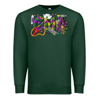 Sports Green CMA Certified Medical Assistant Mardi Gras Premium Sweatshirt - LillyAllenDesigns