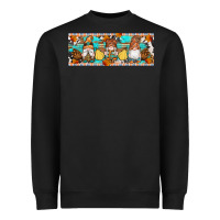 Black Fall Gnomes Heavyweight Sweatshirt - Artiststas
